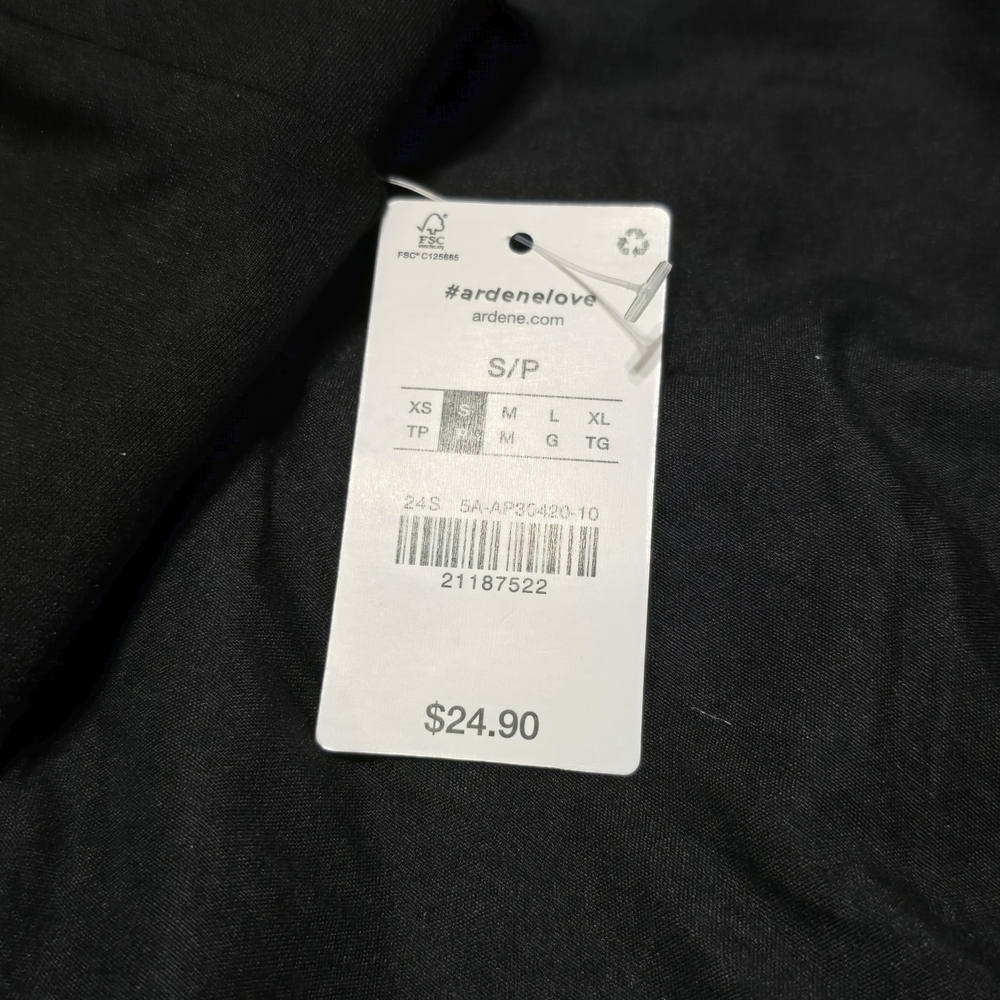 Ardene Pleated Crop Leggings, Small - Picture 3 of 3